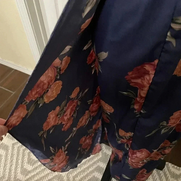 Floral Wrap Maxi Dress - Picture 6 of 9